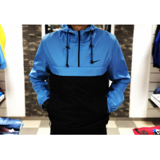 Анорак Nike чёрно- голубой