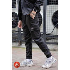Утеплені Штани Карго Without Reflective Softshell Black Man