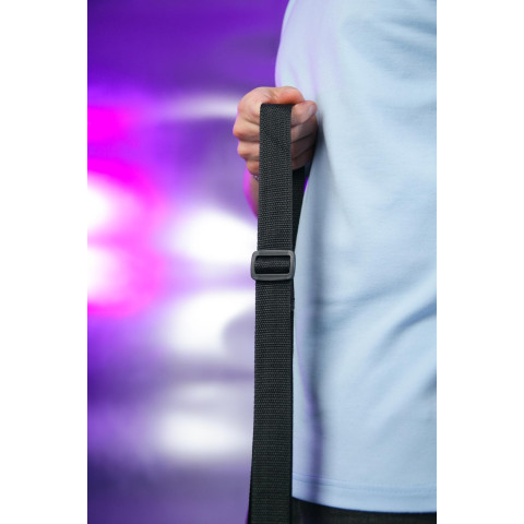 Барсетка Adidas темно-сірий меланж (чорн. лого) var2