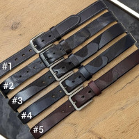 100% шкіряний ремінь 4см Pas001