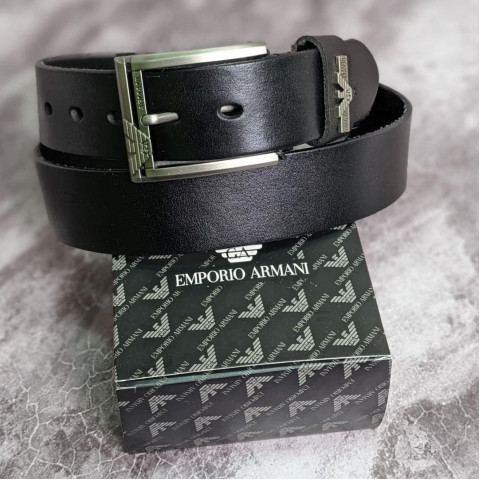 ARMANi 100% шкіряний ремінь 4см Pas002