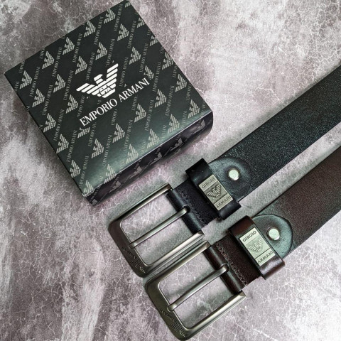 ARMANi 100% шкіряний ремінь 4см Pas002