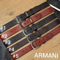 ARMANi 100% шкіряний ремінь 4см Pas002