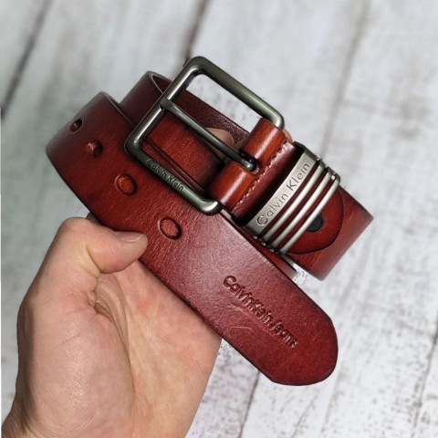 CALVIN KLEIN 100% шкіряний ремінь Pas006