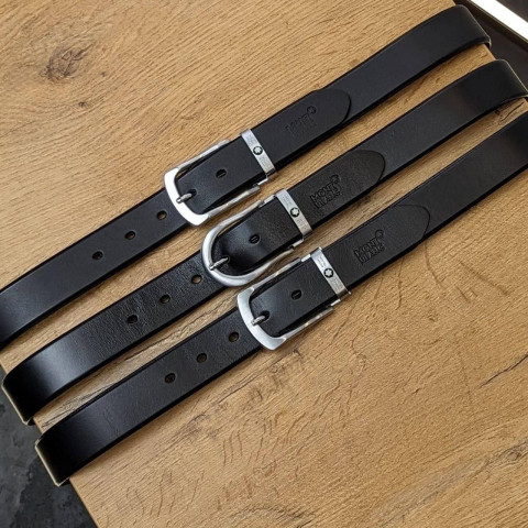 Mont Blanc 100% шкіряний ремінь LUX Pas010