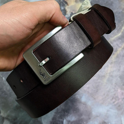 Брендовий 100% шкіряний ремінь Pas011