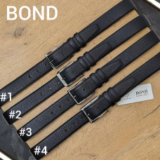 BOND шкіряний ремінь ПРОШИТИЙ Pas016