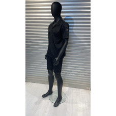 Костюм рубашка + шорти Louis Vuitton ЧОРНИЙ KitLVn003