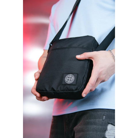 Барсетка Stone Island 1000d чорна