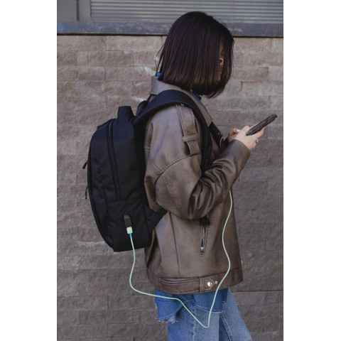 Рюкзак Without Techno USB Reflective Black Woman