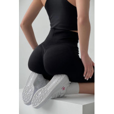 Жіночі Безшовні Шорти Велосипедки Without Push Up Black