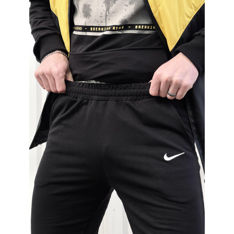 Штани чоловічі трикотажні Nike чорні