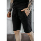 Шорти чоловічі трикотажні не підшиті Intruder чорні