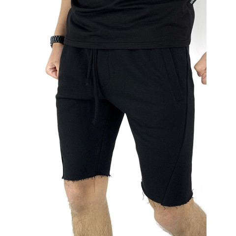 Шорти чоловічі трикотажні не підшиті Intruder чорні