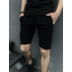 Шорти чоловічі трикотажні не підшиті Intruder чорні