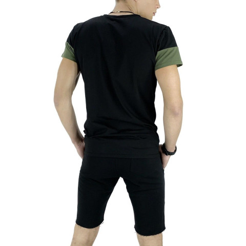 Шорти чоловічі трикотажні не підшиті Intruder чорні