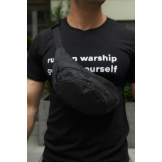 Бананка текстиль чорна унісекс без лого