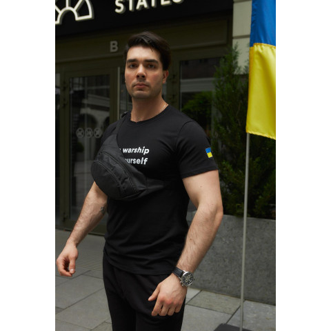 Бананка текстиль чорна унісекс без лого