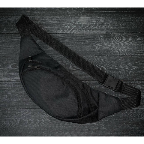 Бананка текстиль чорна унісекс без лого