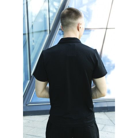 Поло чоловіче трикотажне Nike чорне