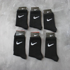 Носки NIKE BLACK ( 6 пар )