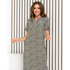 Сукня 431 квітка зелена