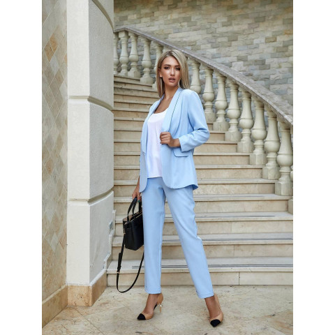 Костюм трійка, арт. 455 блакитний