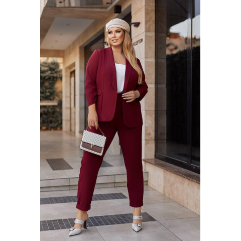 Костюм трійка, арт. 455 бордо