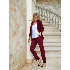 Костюм трійка, арт. 455 бордо