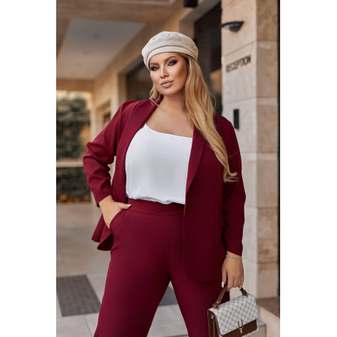 Костюм трійка, арт. 455 бордо