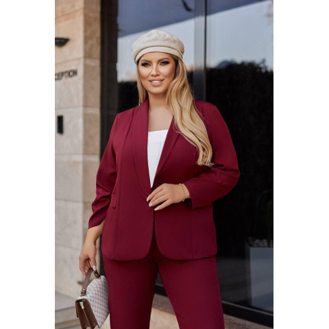 Костюм трійка, арт. 455 бордо