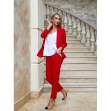 Костюм трійка, арт. 455, червоний