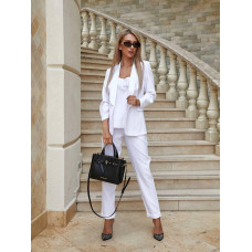 Костюм трійка, арт. 455, білий