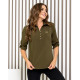 Блуза з ґудзиками на груді,арт. 828, хакі