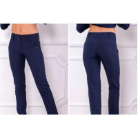 Брюки 301 сині ( гудзики на карманах і внизу)