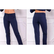 Брюки 301 сині ( гудзики на карманах і внизу)