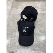 Кепка бейсболка Loewe ЧОРНО-БІЛЕ ЛОГО CapLW003