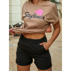 Костюм Stefania 448, кава з молоком