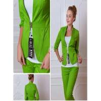 Брюки меморі котон, арт. 314, колір яблоко