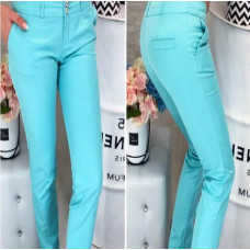 Брюки меморі котон, арт. 314, колір бірюза