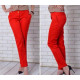 Брюки меморі котон, арт. 314, колір червоний