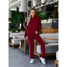 Костюм велюр, арт. А-419, колір бордо
