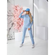 Жіночий спортивний весняний костюм, арт. А-420, колір блакитний