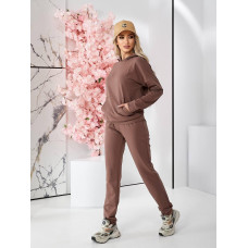 Жіночий спортивний весняний костюм, арт. А-420, колір шоколад
