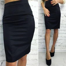 Спідниця олівець, арт 784, колір чорний