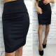 Спідниця олівець, арт 784, колір чорний
