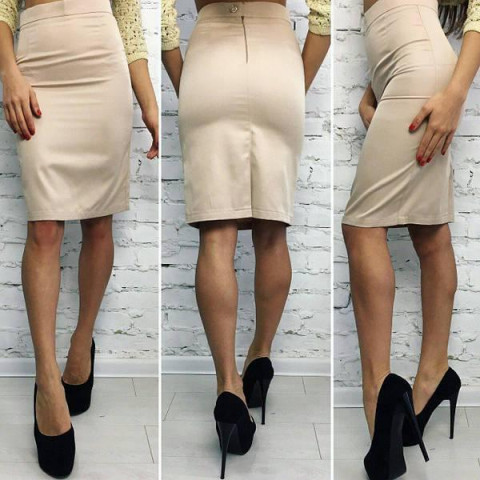Спідниця олівець, арт 784, колір беж