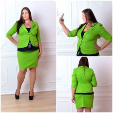 Спідниця олівець, арт 784, колір яблоко