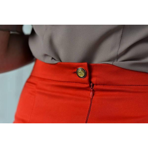 Спідниця олівець, арт 784, колір червоний