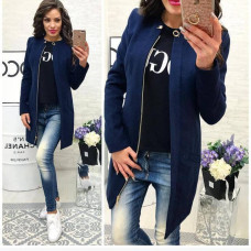 Пальто кашемірове, арт. 739, колір темно синій